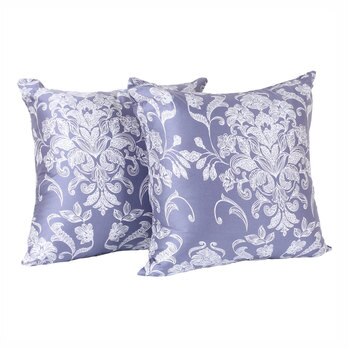 CASA 100%天絲布套抱枕2入 45 x 45 公分 - 悠閒紫 CASA 100%天絲布套抱枕2入 45 x 45 公分 - 悠閒紫