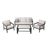 AGIO Stinsley 戶外休閒沙發四件組