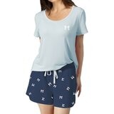 Advent 女短袖睡衣套組 淺藍
