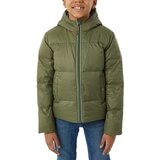 32 Degrees 兒童輕量連帽羽絨外套 橄欖