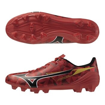 Mizuno 男足球鞋 α ll SELECT P1GA256560 紅+黑