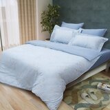 CASA 100%萊賽爾兩用被床包枕套六件組 夕蘭藍 雙人