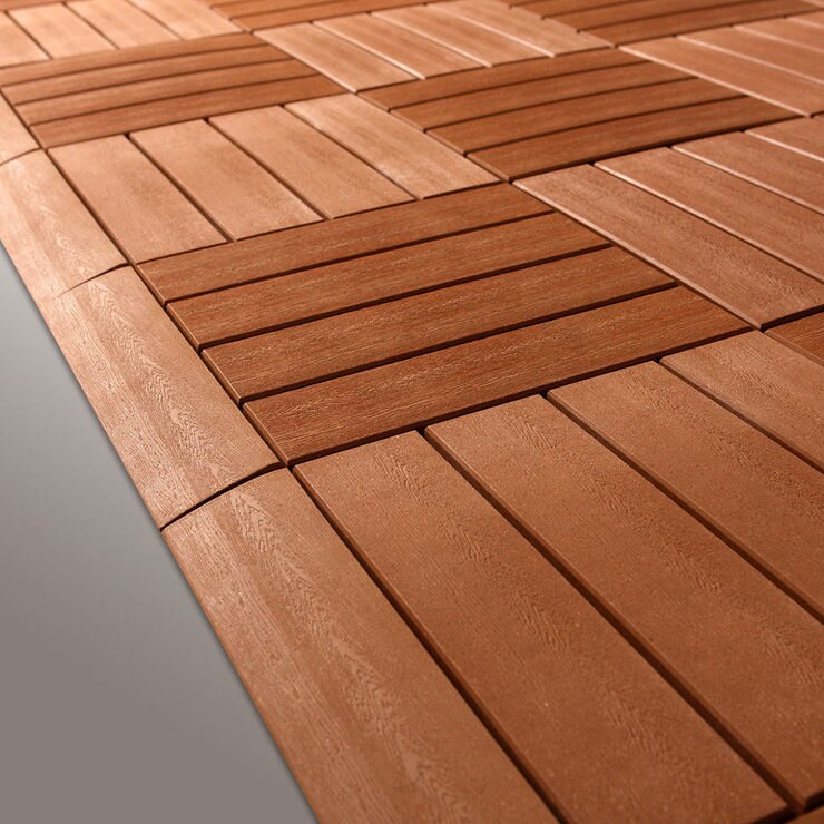 Shantex 木紋地板斜邊配件-8入組