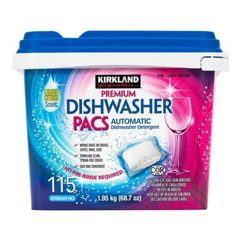 Kirkland Signature 科克蘭 洗碗機專用清潔錠 115入 Kirkland Signature 科克蘭 洗碗機專用清潔錠 115入