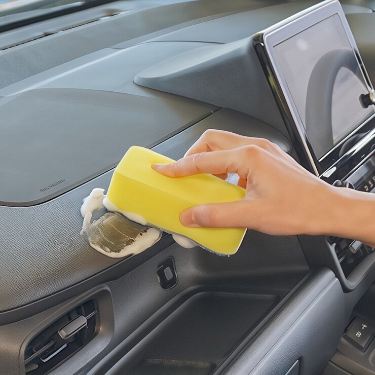 Soft99 車內萬用清潔劑 420毫升 + 超細清潔海綿刷