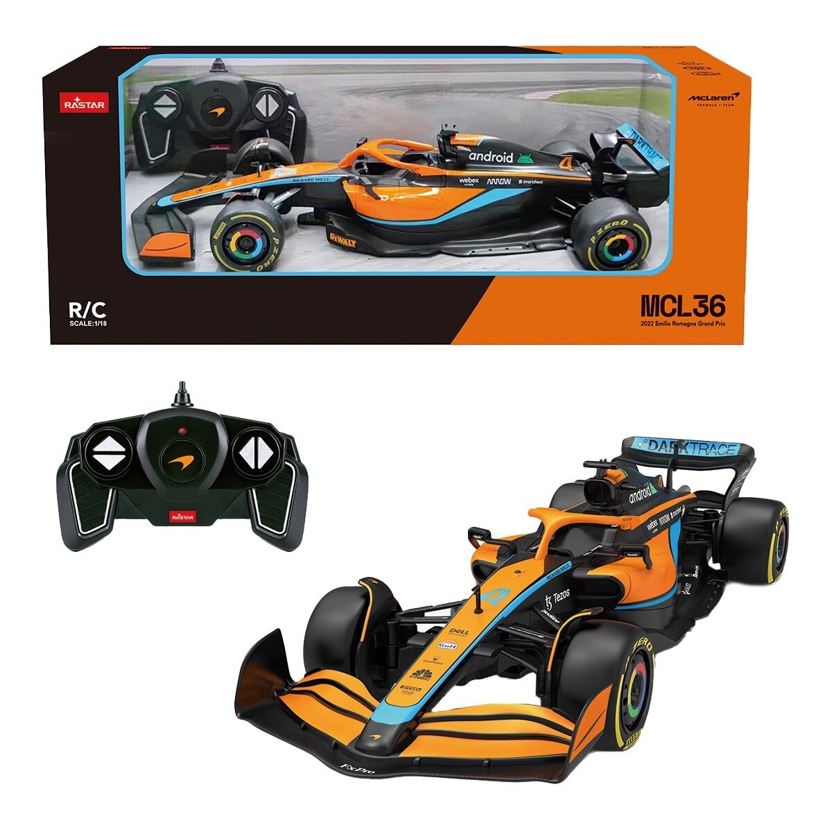 1:18 F1 遙控賽車 Mclaren / 8歲以上