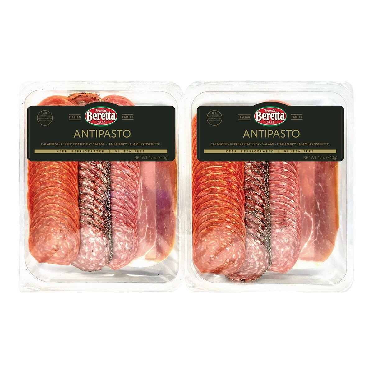 Beretta 冷藏義式火腿臘腸組合 340公克 X 2入 Beretta 冷藏義式火腿臘腸組合 340公克 X 2入