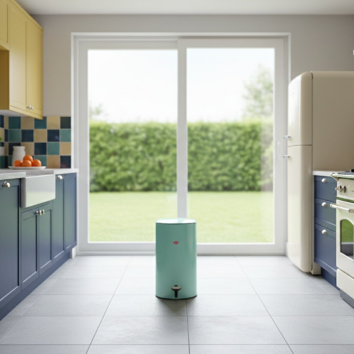 WESCO 威士克 U型垃圾桶 9公升 薄荷綠