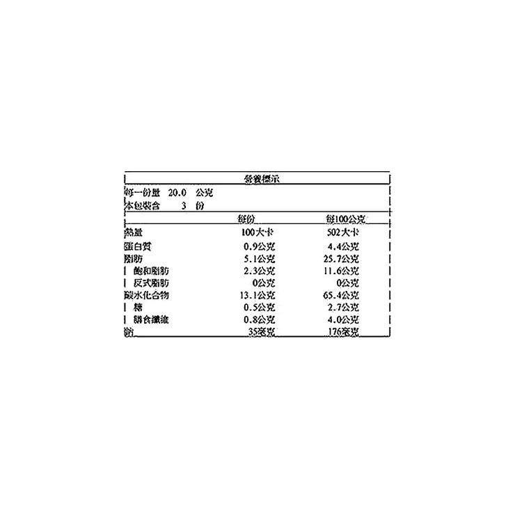 卡廸那 95℃黃金薯片原味 60公克 X 10包