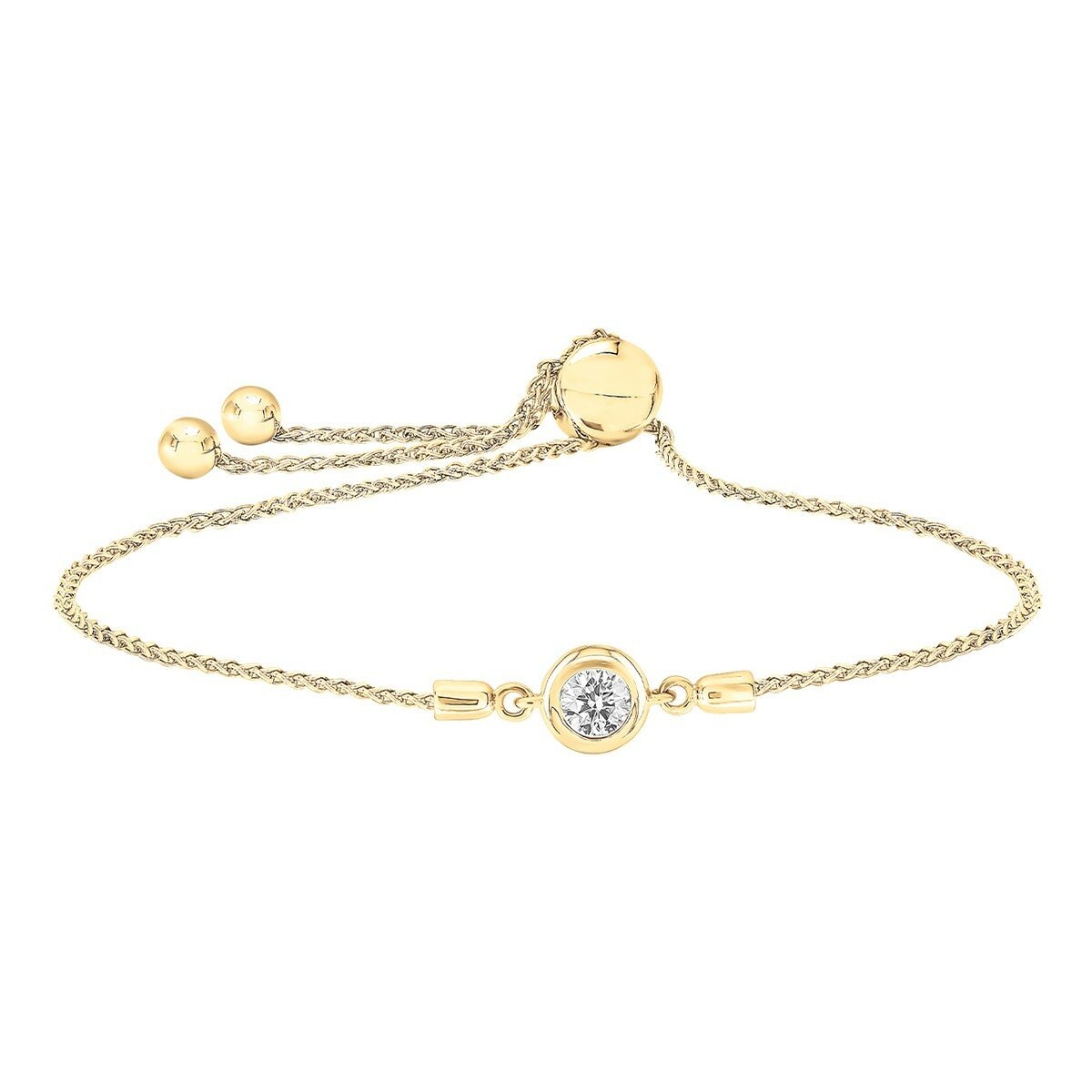 0.23克拉 圓形鑽石手鍊 VS2/I