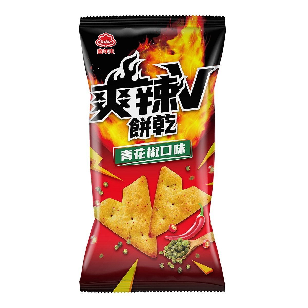 喜年來 爽辣V餅乾 青花椒口味 1080公克