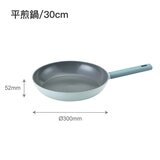 樂扣樂扣 ECO BLUE 鍛造陶瓷不沾鍋 2件組 20公分平煎鍋+30公分平煎鍋