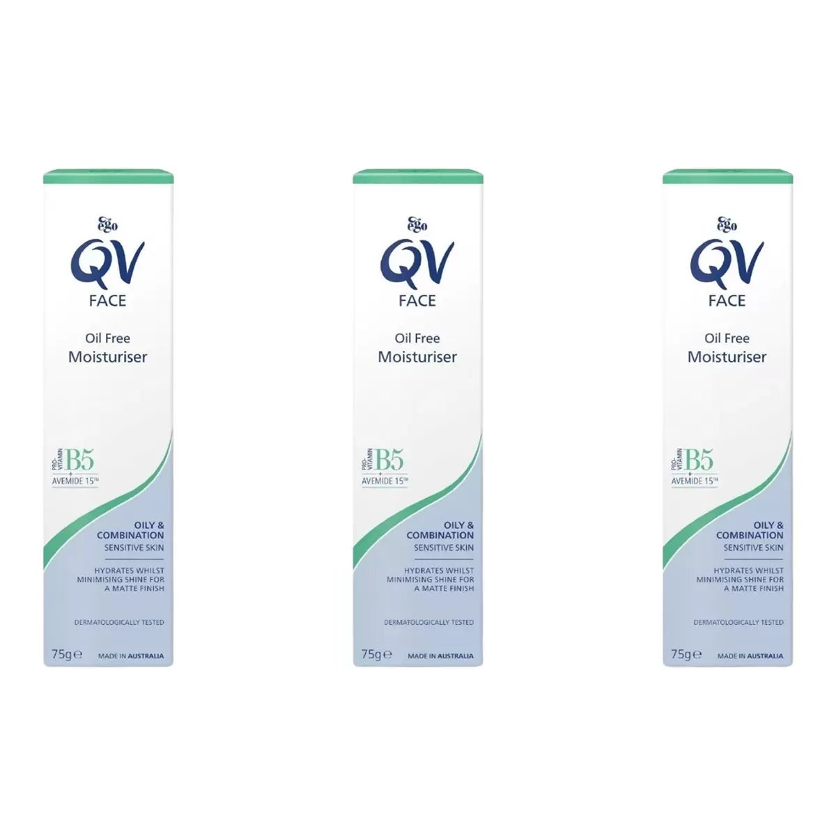 QV Face 舒敏燕麥醯胺無油保濕精華乳 75公克 X 3入 商品圖 1