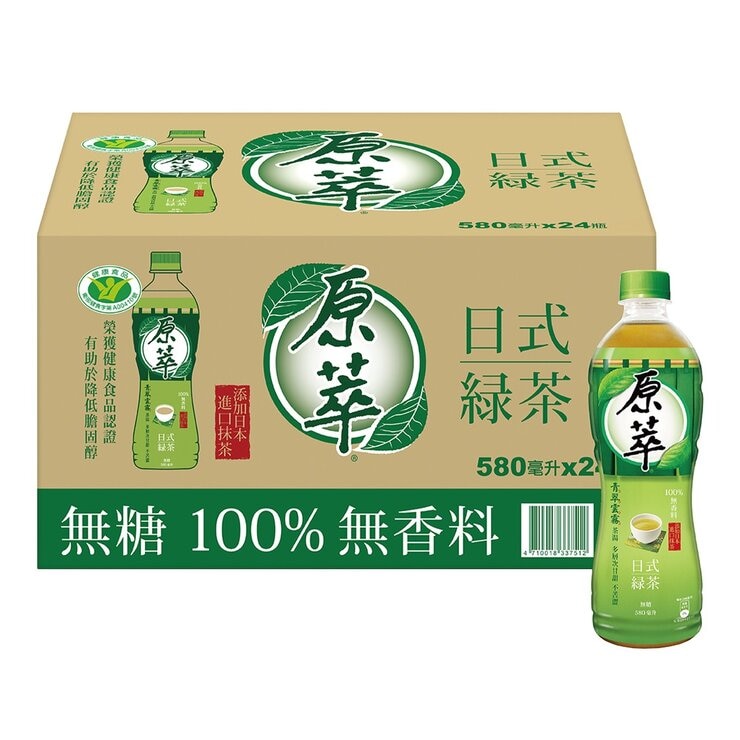 原萃 日式綠茶 580毫升 X 24入