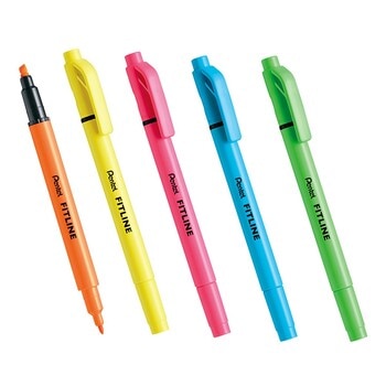 Pentel Fitline 雙頭螢光筆 20支多種顏色選擇