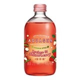 AQUAGEN 日本草莓荔枝海洋深層氣泡飲 330毫升 X 9瓶