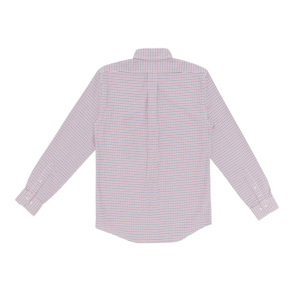 Brooks Brothers 男長袖襯衫 紅白格紋 L