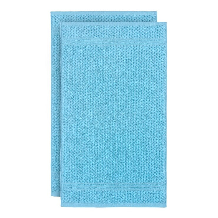 Grandeur 快乾毛巾 6入組 40公分 X 71公分 金/綠/淺藍