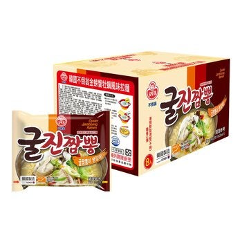 不倒翁 金螃蟹牡蠣風味拉麵 130公克 X 8入