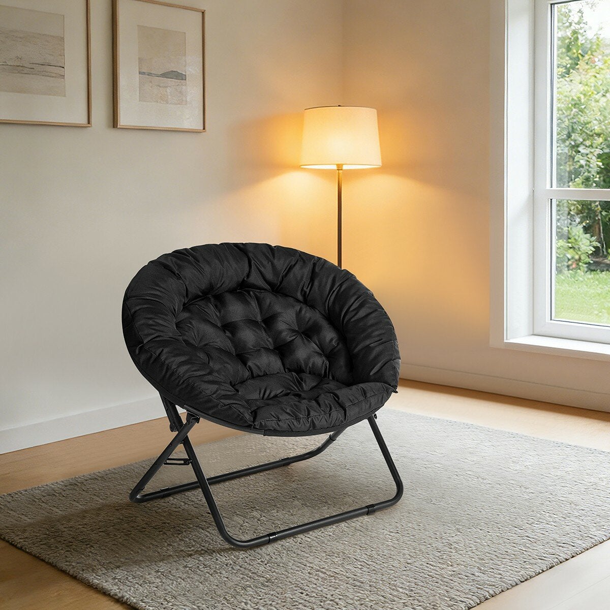 Essential Comfort by Idea Nuova 懶人摺疊椅 黑 Essential Comfort by Idea Nuova 懶人摺疊椅 黑