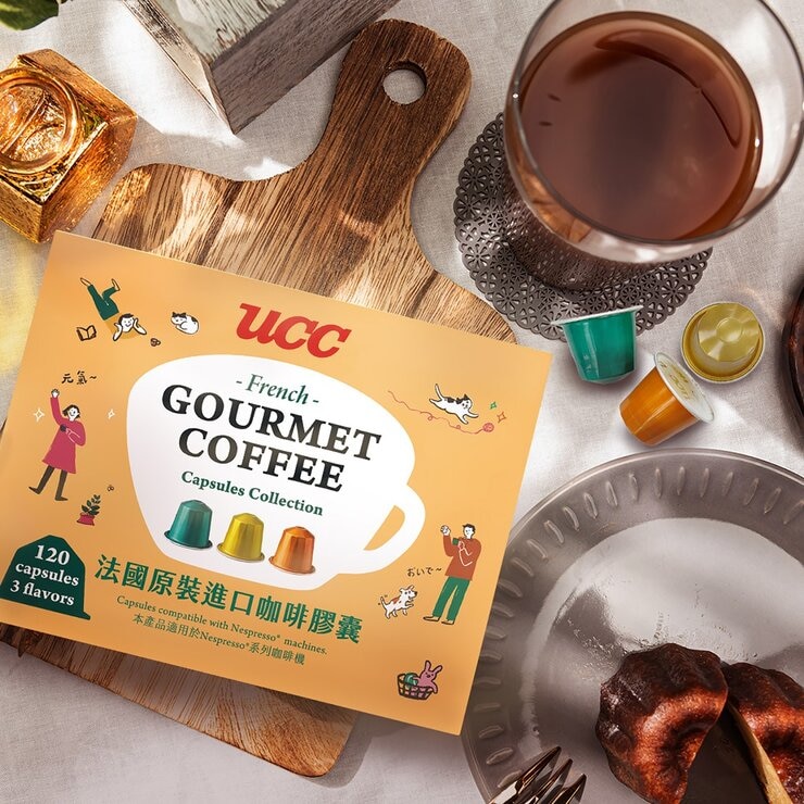 UCC 120顆咖啡膠囊組 內含3種風味 適用 Nespresso 咖啡機