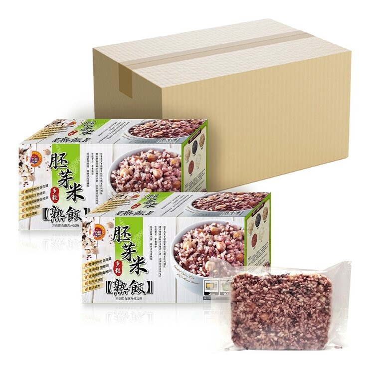 名廚美饌 冷凍胚芽米多穀熟飯 200公克 X 12包 X 2盒