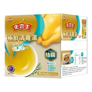 史雲生 清雞湯 1公升 X 6入