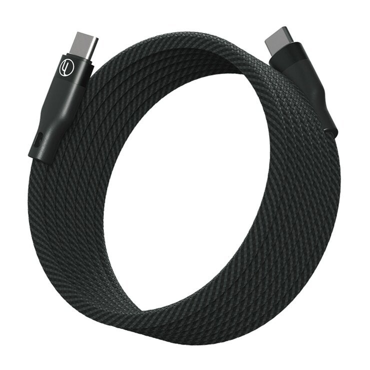 Looploop 第五代磁吸式 USB 充電傳輸線 3入組 星曜黑