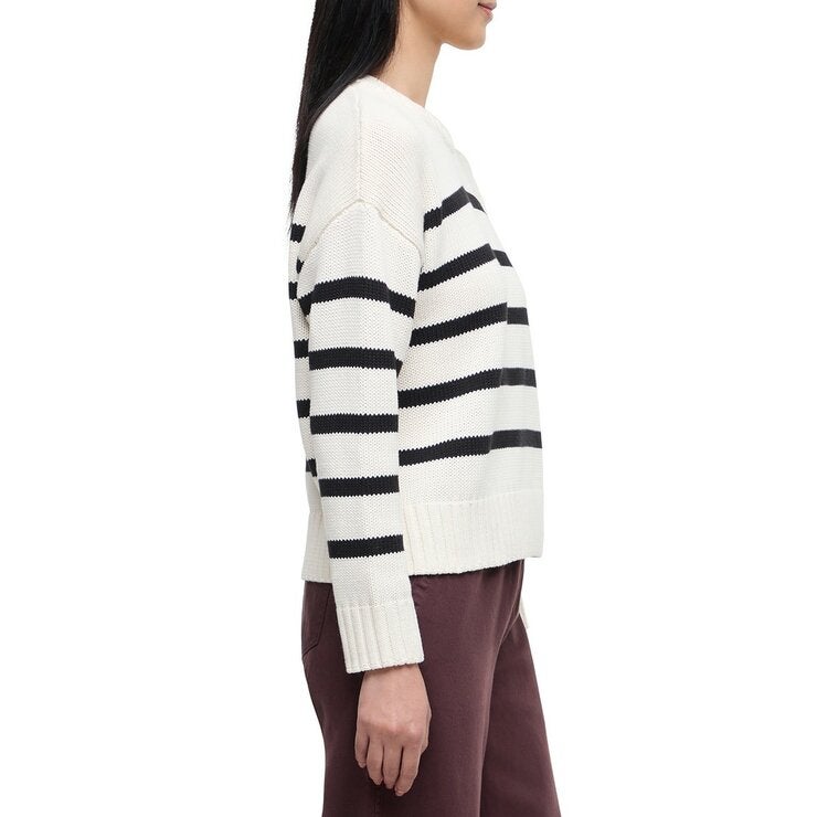 GAP 女落肩毛衣 白
