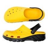 母子鱷魚 水陸雙色洞洞鞋 黃