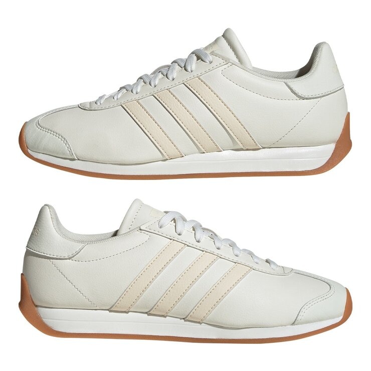 Adidas 女運動休閒鞋 白米