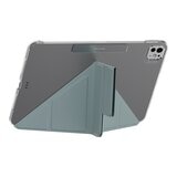 MAGEASY Facet 全方位支架透明背蓋保護套 2024 iPad Pro 11吋 寧靜藍