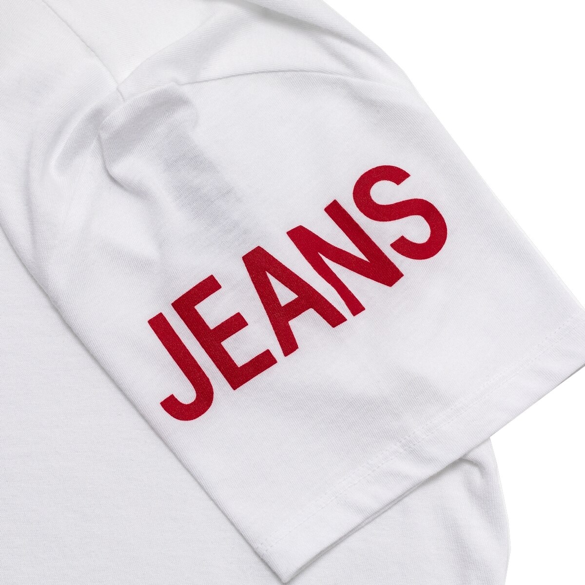 Calvin Klein Jeans 女短袖T恤 白 L