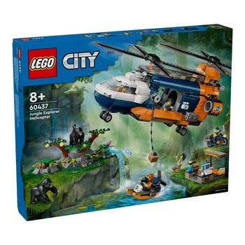 LEGO 城市系列 基地營的叢林探險家直升機 60437 / 8歲以上