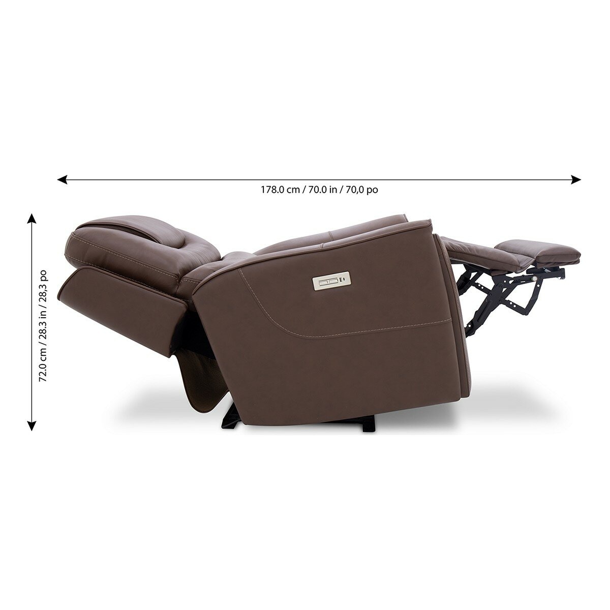 MotoMotion 牛皮電動躺椅