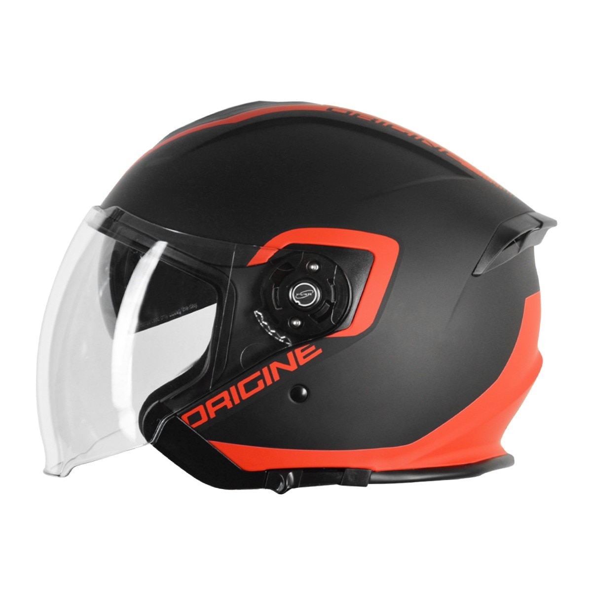 Origine Palio 2.0 3/4 雙鏡片防護頭盔 消光橘黑 L