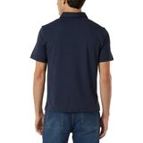 32 Degrees 男士彈性短袖Polo衫 深藍