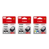 Canon 745 / 746 墨水組 黑色XL X 2入 + 彩色組XL X 1入