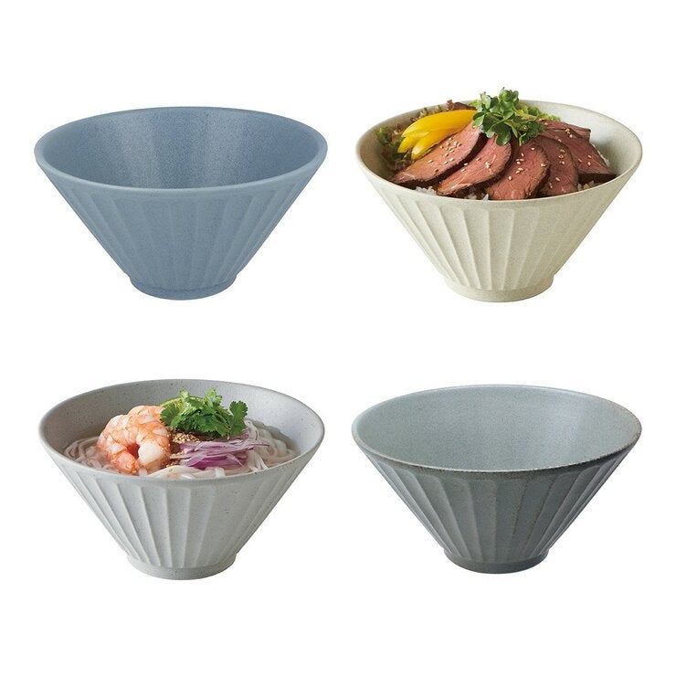 Minoyaki 日本製美濃燒輕量麵碗 4件組