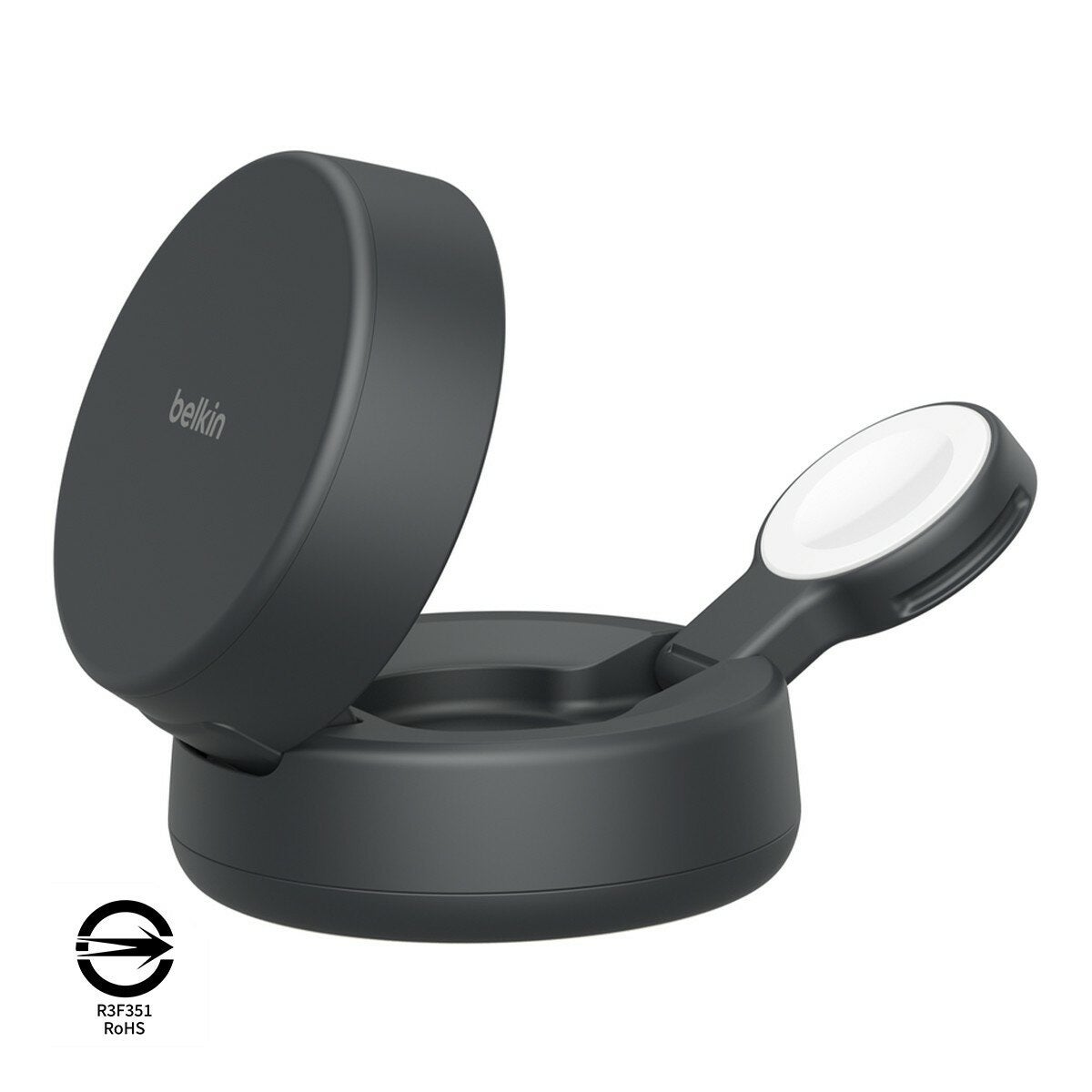 Belkin UltraCharge Pro 2合1 折疊磁吸充電器 Qi2 25W 石墨色 Belkin UltraCharge Pro 2合1 折疊磁吸充電器 Qi2 25W 石墨色
