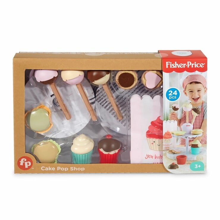 費雪 角色扮演 甜點師 / 3歲以上 + 可愛小象安撫玩偶 / 3個月以上