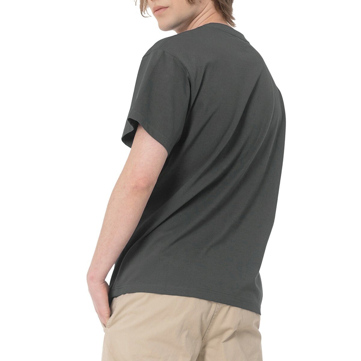 UCLA 男LOGO短袖上衣 淺灰