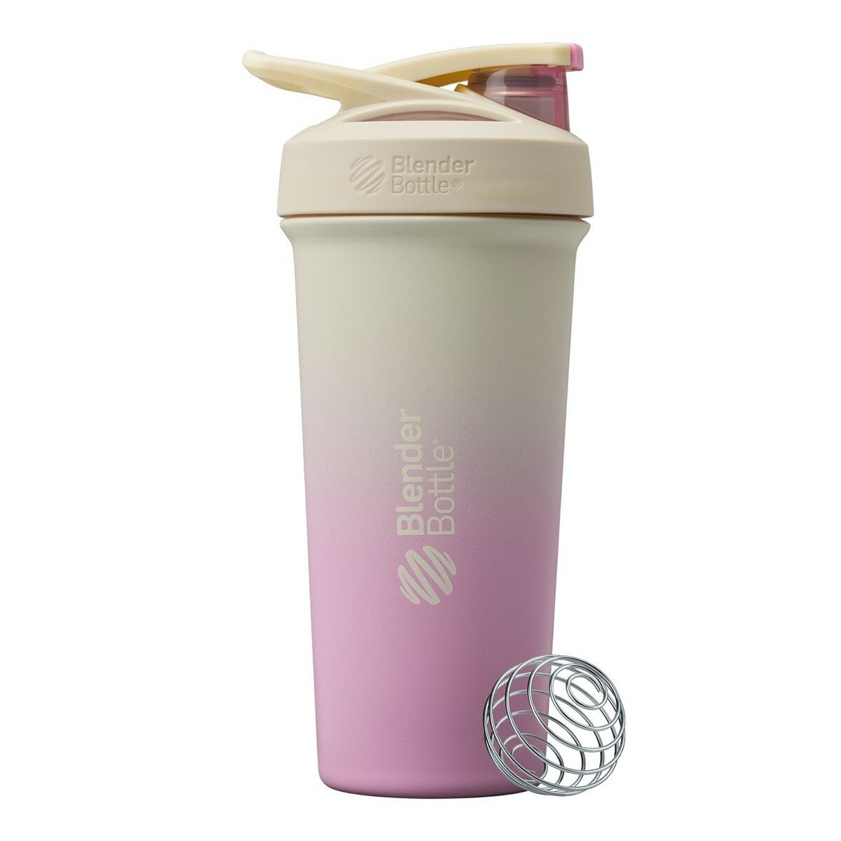 Blender Bottle 不鏽鋼隨行搖搖杯 740毫升 X 2件組 黑+粉