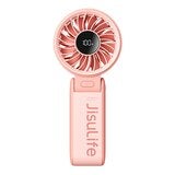 JisuLife 折疊式手持高速風扇 Life7 粉