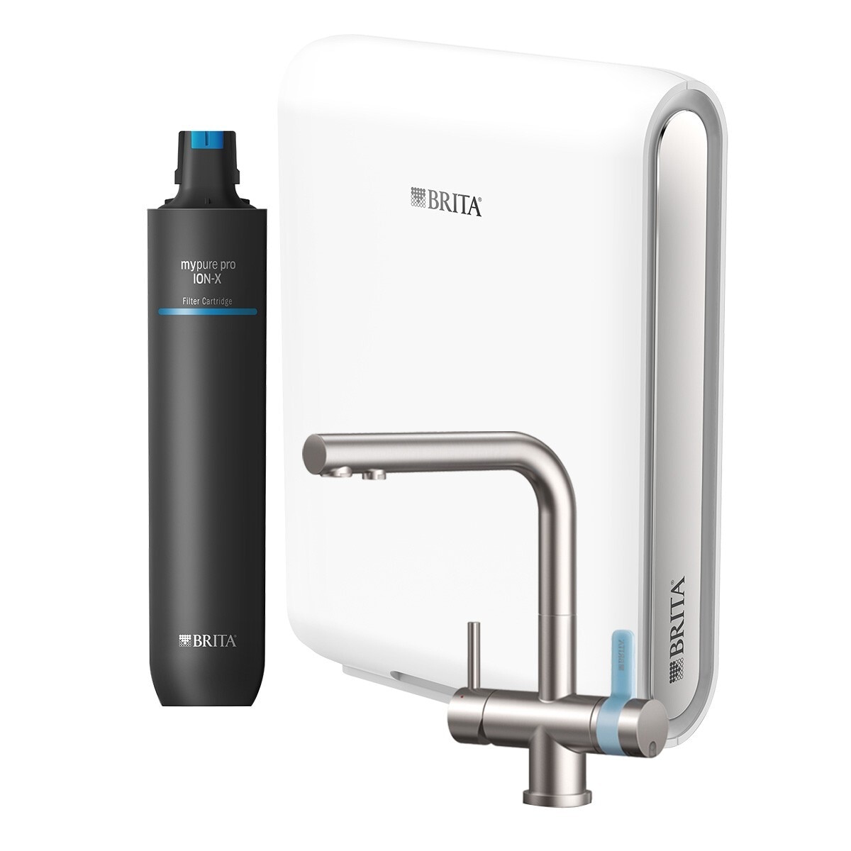 Brita mypure pro X9 超微濾濾水系統 含三用智能不鏽鋼水龍頭