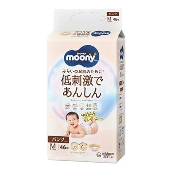 Moony 日本頂級版紙尿褲 褲型 M號 138片 Moony 日本頂級版紙尿褲 褲型 M號 138片
