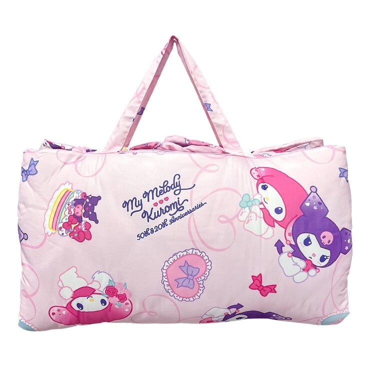 收納型卡通兒童睡袋 3件組 美樂蒂 & 庫洛米 慶生派對