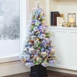 137公分 / 4.5呎 雪絨盆裝聖誕樹