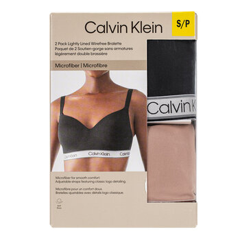 Calvin Klein 女無鋼圈內衣兩入組