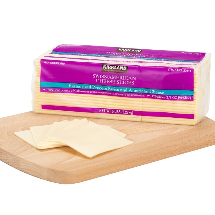 科克蘭美製瑞士風味乾酪片 2.27KG Costco 好市多線上購物